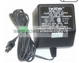 BROTHER EPA-5 AC ADAPTER 7.5VDC 1A USED +(-) 2x5.5x9.7mm ROUND B